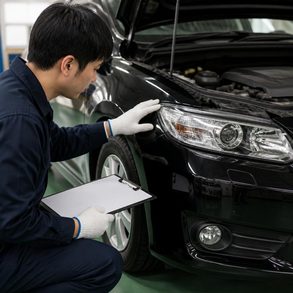 車両状態をチェック！安心の査定プロセス